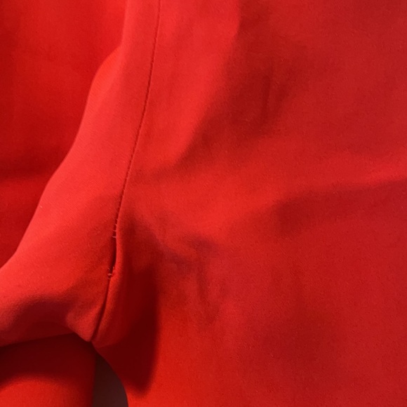 Giorgio Armani Silk Red Pants, Sz 40 (US 10) - Picture 5 of 7